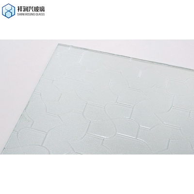 Vidrio con patrones de flora transparente de 3 mm 4 mm 5 mm para ventana de baño de Chinhilla Glasschina