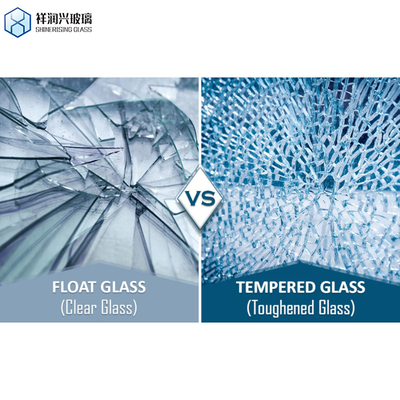 Vidrio laminado flotante plano PVB Sgp endurecido transparente 10 mm vidrio templado