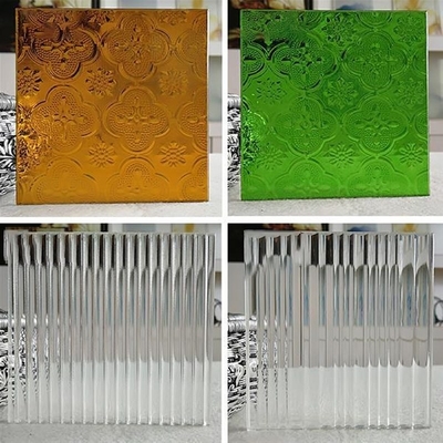 Decoración de baño Vidrio con estructura sólida patrón decorativo