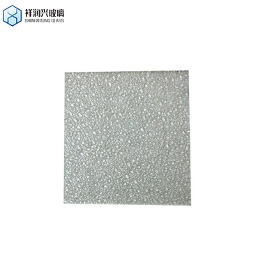 Vidrio flotante Nashiji de 6 mm con patrón de alambre claro/bronce Vidrio decorativo para otros productos