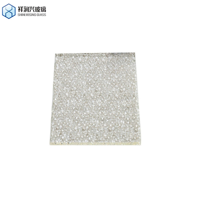 Vidrio flotante Nashiji de 6 mm con patrón de alambre claro/bronce Vidrio decorativo para otros productos