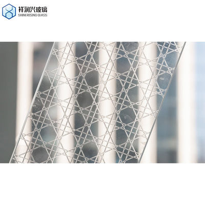 Ventana/puerta de 4 mm-8 mm de vidrio con patrón de figuras claras con patrón de Karatachi/Moru/temperado