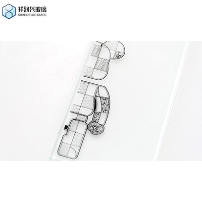 Vidrio de impresión de pantalla de seda templada de 0,5 mm 0,7 mm 1 mm 2 mm 3 mm para pantalla táctil capacitiva