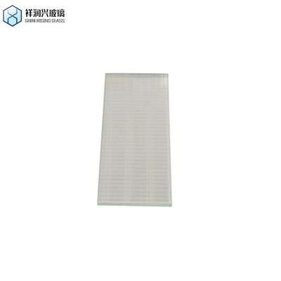 Panel solar de hierro bajo de 2-19 mm extraclaro vidrio templado para edificios con cableado decorativo