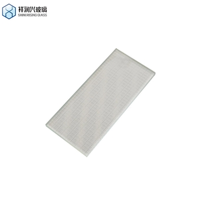 Panel solar de hierro bajo de 2-19 mm extraclaro vidrio templado para edificios con cableado decorativo