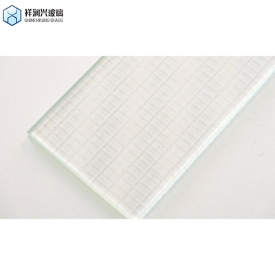 Panel solar de hierro bajo de 2-19 mm extraclaro vidrio templado para edificios con cableado decorativo