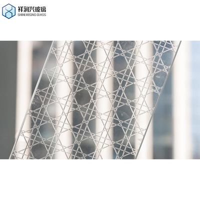 Proceso flotante vidrio templado de 10 mm para puertas de construcción de suelo/vidrio congelado vidrio satinado