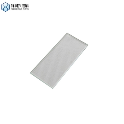 Vidrio laminado con patrones y templado para arquitectura