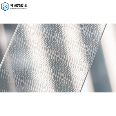 Vidrio laminado con patrones y templado para arquitectura