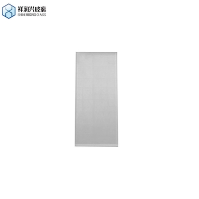 Vidrio acreditado SGS de textura clara de caña templada con patrones para decoración de edificios