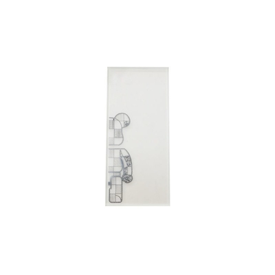 Vidrio sólido 3/4/5/5.5/6/8/10 mm con patrones/figuras para la construcción de bordes planos y pulidos