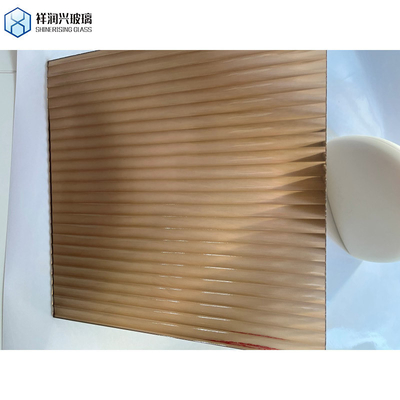 Producto principal 4mm 5mm 6mm Bronce Flor de mayo con figuras de vidrio con patrones de tamaño opcional