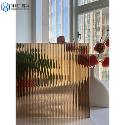Vidrio laminado de bambú para vidrio único Vidrio cableado / decorativo / de baño en diseño de bambú