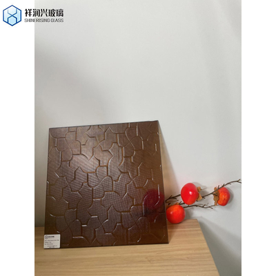 Capas Demanda 3mm 3.5mm 4mm 5mm 6mm Bronce Karatachi Puzzle con figuras con patrones de vidrio SGS
