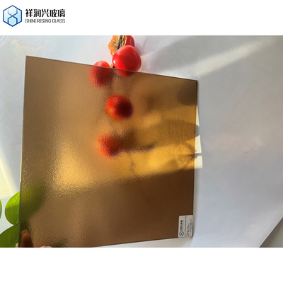 Módulo de flor de bronce rojo redondo sólido de aluminio de vidrio de madera