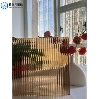 Vidrio laminado de 3 mm 3,5 mm 4 mm 5 mm Bronce Nashiji Karatachi tejido Flora Moru con patrones