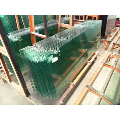 Vidrio flotante transparente templado físicamente de 3 mm-19 mm para la construcción de vidrio templado transparente
