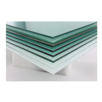 Vidrio templado transparente de 3-19 mm para techos de habitaciones y tecnicas laminadas