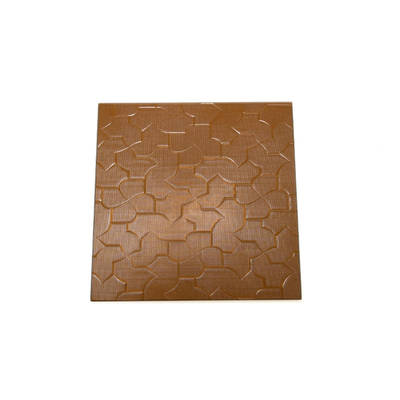 Vidrio de patrón Karatachi de bronce de 4 mm y 5 mm con estructura sólida en inventario listo