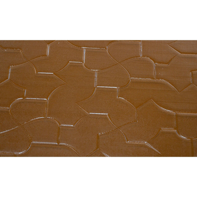 Vidrio de patrón Karatachi de bronce de 4 mm y 5 mm con estructura sólida en inventario listo