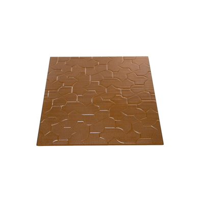 Vidrio de patrón Karatachi de bronce de 4 mm y 5 mm con estructura sólida en inventario listo