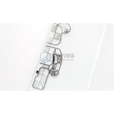 Vidrio templado plano decorativo claro personalizado para sala de estar Certificado CE