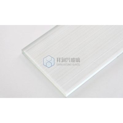 4 mm 5 mm 6 mm 8 m Vidrio templado a flote Vidrio de construcción de patrón con costillas