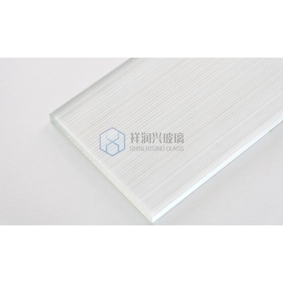 Diseño personalizado de patrón texturizado de rombo de vidrio demanda de capas y grosor para superior