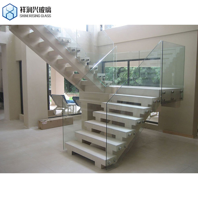 Panel de vidrio templado de borde cortado por láser personalizado para arquitectura Estándar GB15763.2-2005