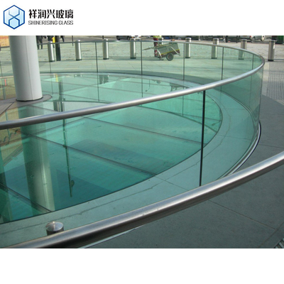 Panel de vidrio templado plano de 12 mm para cercas de piscinas