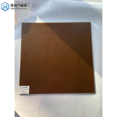 Estructura sólida Artía de colores grandes personalizados Hojas de vidrio endurecidas para transparencia de ventanas