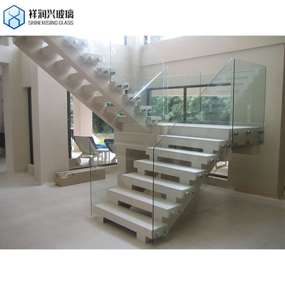 Pared de paneles de vidrio laminado templado de 12 mm para tamaños 1830*2440/2140*3300/2440*3660