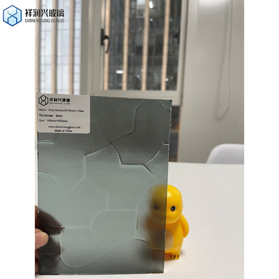 Protección de la privacidad Película decorativa para mascotas para el salón Vidrio 3D Patrón de vidrio de reed