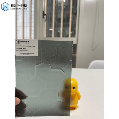 Patrón de cerámica templada decorativa Frito de nuevo Pintado opaco vidrio laminado Perfecto