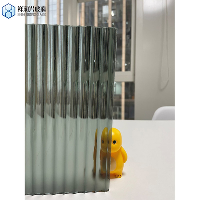 Vidrio de arte laminado templado personalizado para diseños de paredes divisorias de oficinas modernas