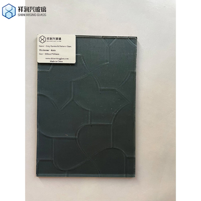 Vidrio de arte laminado templado personalizado para diseños de paredes divisorias de oficinas modernas