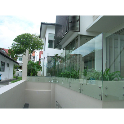 Vidrio de construcción 5mm 6mm 8mm 10mm 12mm 15mm 19mm Vidrio de seguridad templado plano transparente a medida
