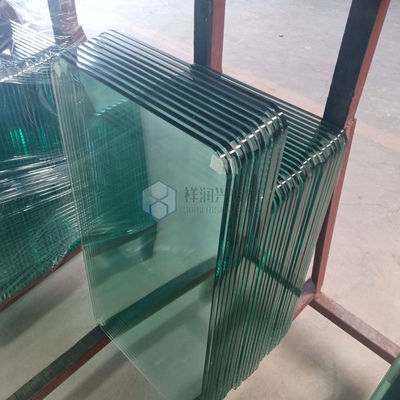 Vidrio templado personalizado de 3 mm-19 mm Vidrio endurecido para techos de edificios Vidrio de ventanas y puertas