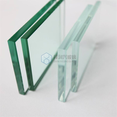 Vidrio flotante de bronce azul gris verde teñido cortado al tamaño de 3 mm-12 mm con técnica laminada