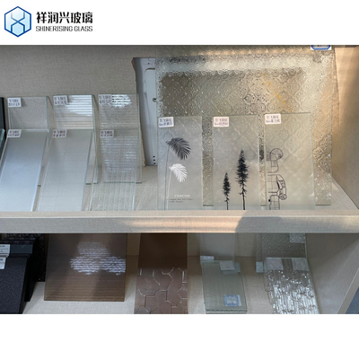 Vidrio con patrones de 4mm6mm 8mm con Karatachi / Moru / Vidrio con patrones templados / Vidrio con patrones teñidos claros / Vidrio con patrones grabados con ácido