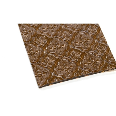 Vidrio flotante templado calificado vidrio en relieve laminado para vidrio texturizado