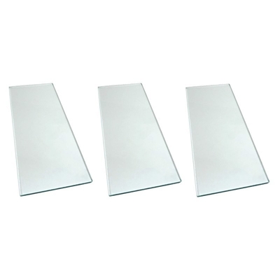 Escalera de vidrio laminada y flotante rectangular con tecnología de trabajo de borde pulido plano