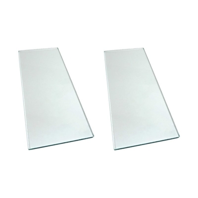 Escalera de vidrio laminada y flotante rectangular con tecnología de trabajo de borde pulido plano