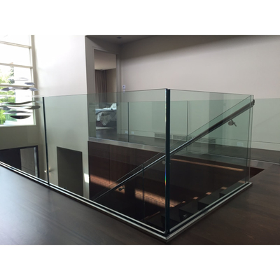 Vidrio templado transparente flotante de 10 mm de seguridad vidrio endurecido con bordes planos pulidos