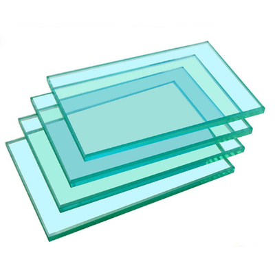 Vidrio templado transparente flotante de 10 mm de seguridad vidrio endurecido con bordes planos pulidos