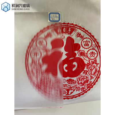Vidrio de patrón decorativo de arte laminado con figuras de diamante de 5 mm para Windows Cp-Tp