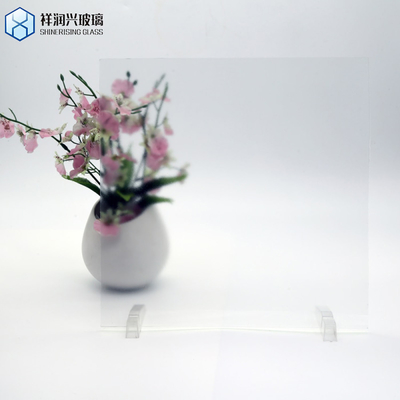 Vidrio lacado pintado negro de 5 mm sobre vidrio flotante transparente para muebles y decoración