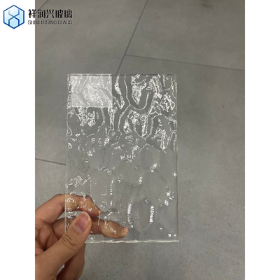 Vidrio de 8 mm de hierro redondo con ranura, vidrio con nervadura, vidrio con patrón para partición, certificado SGS
