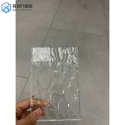 Vidrio de 8 mm de hierro redondo con ranura, vidrio con nervadura, vidrio con patrón para partición, certificado SGS