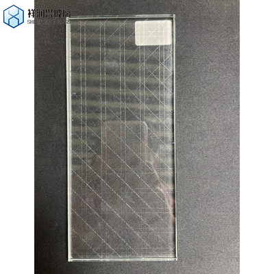 Planos pulidos de 5 mm con patrones de vidrio acuático de grano de red sin trazos cuadrados irregulares hixicross